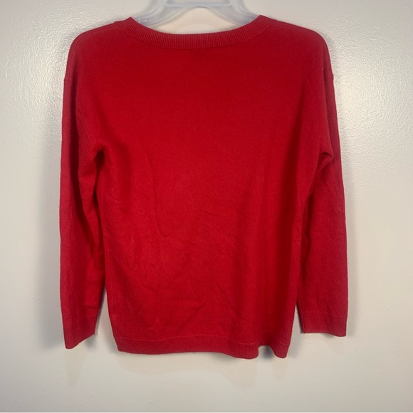 Talbots Pure Cashmere V Neck Pullover Sweater - Picture 9 of 13